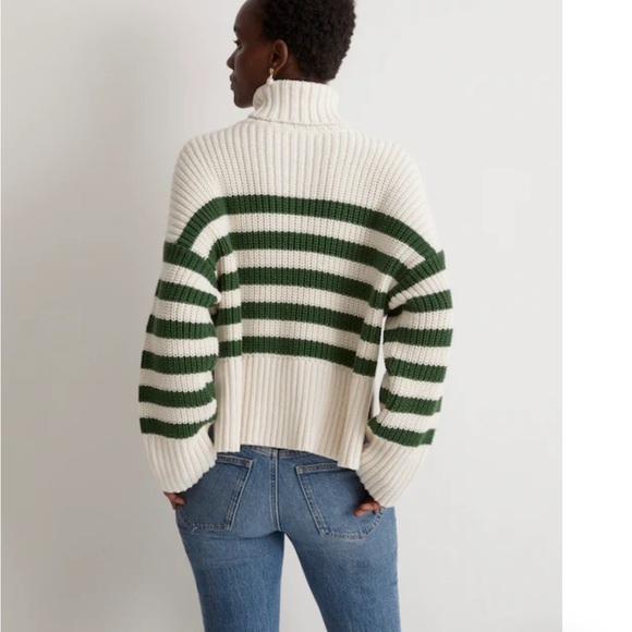Madewell Wide Rib Turtleneck Sweater - Picture 2 of 6